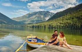 Boating on Lake Lunz, © Niederösterreich Werbung/Michael Liebert