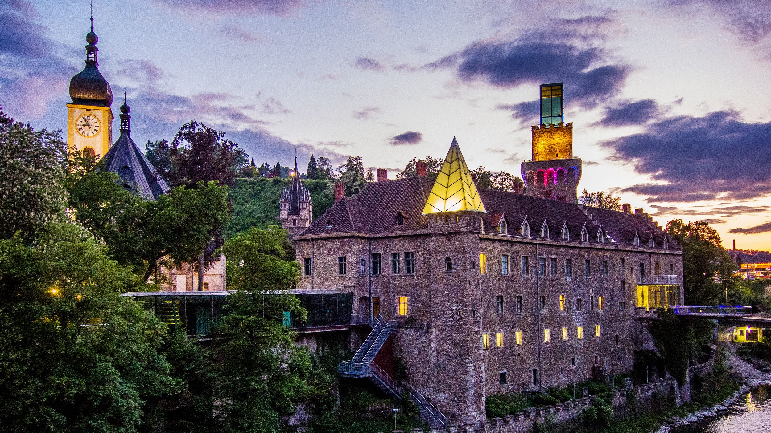 Waidhofen a/d Ybbs éjszaka