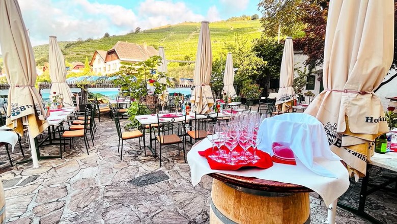 Stierschneiders Weinhotel Wachau guest garden, © Familie Stierschneider