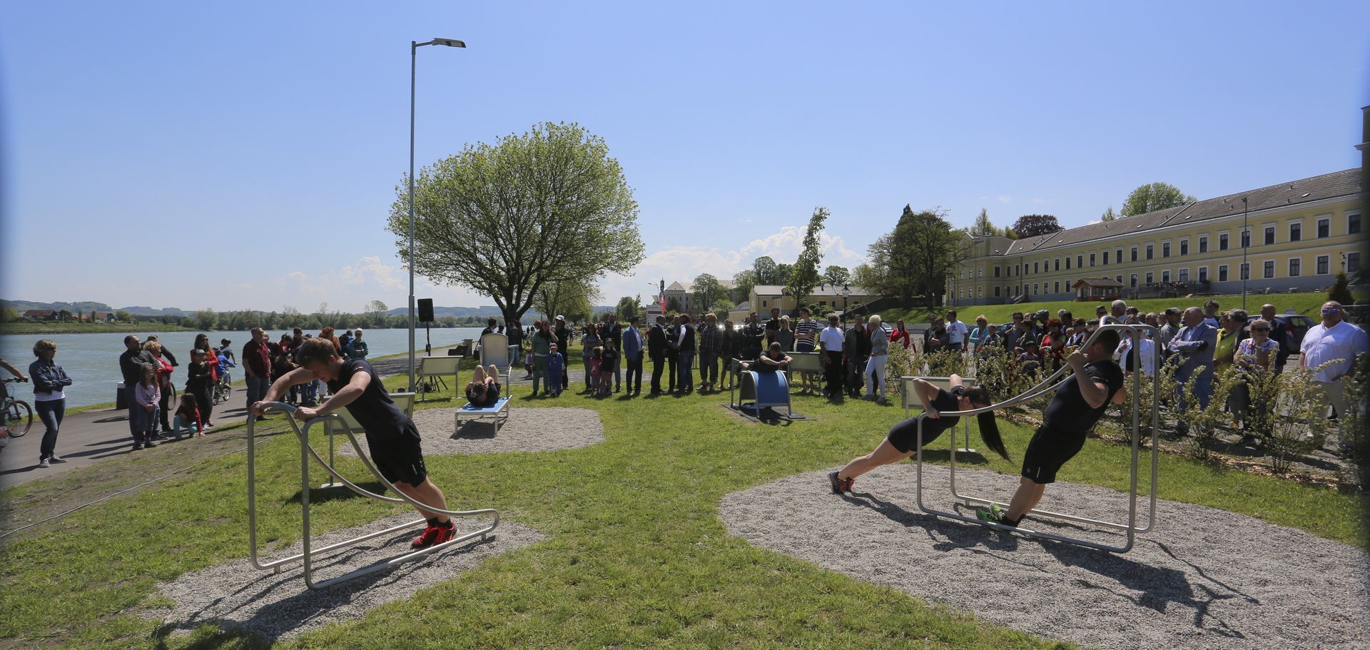 Az Ybbs edzőpark ünnepélyes megnyitója