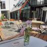Inner courtyard with restaurant, &copy; vierzigerhof