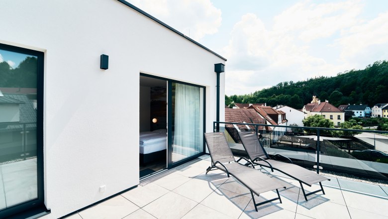 Terrace view, &copy; I'm Inn Zwettl, Fotograf Patrick Weichmann