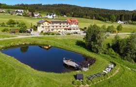 Hotel with swimming pond, &copy; Gasthof Nordwald