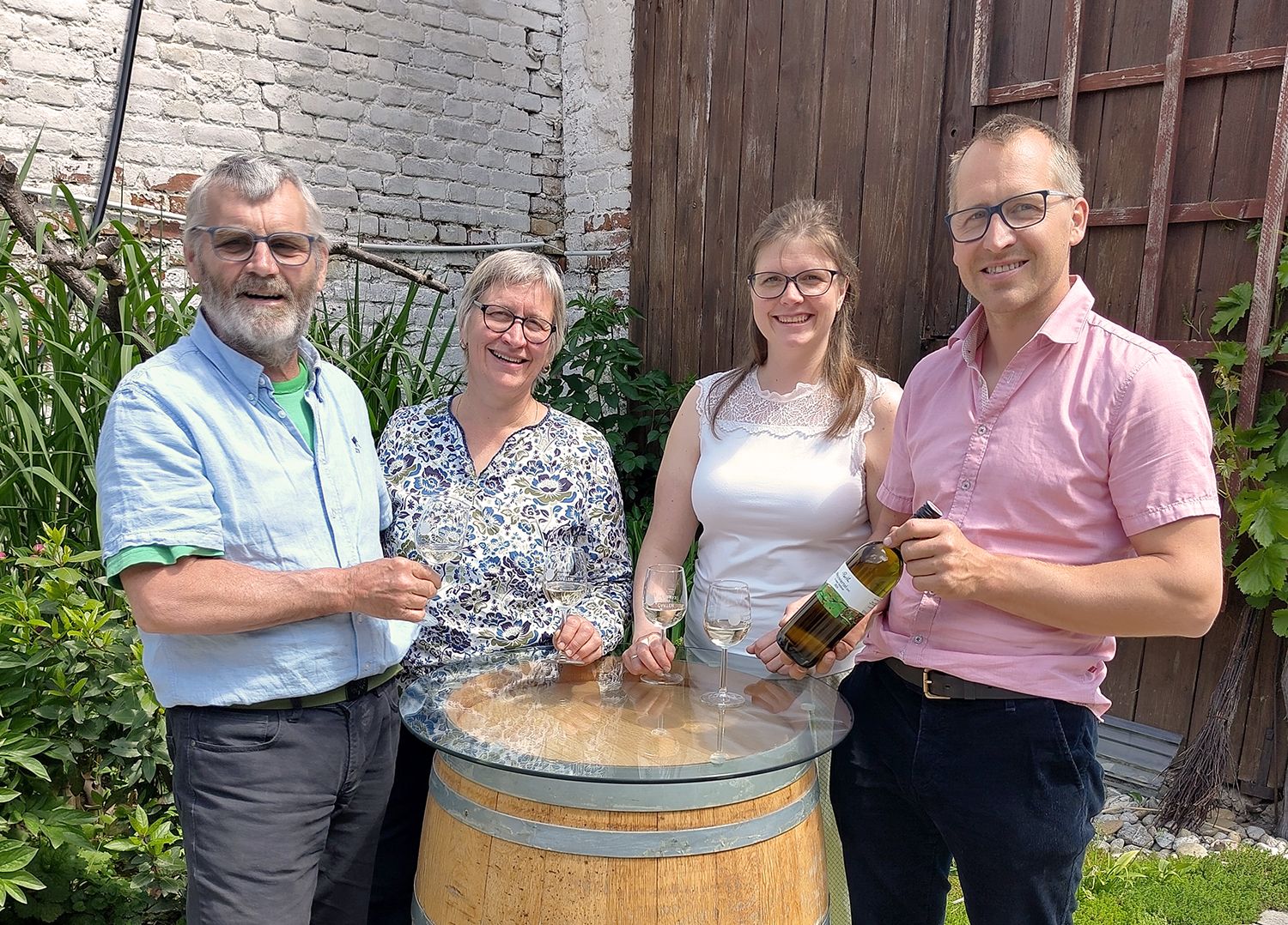 Rudi, Hilde, Maria és Thomas Parth