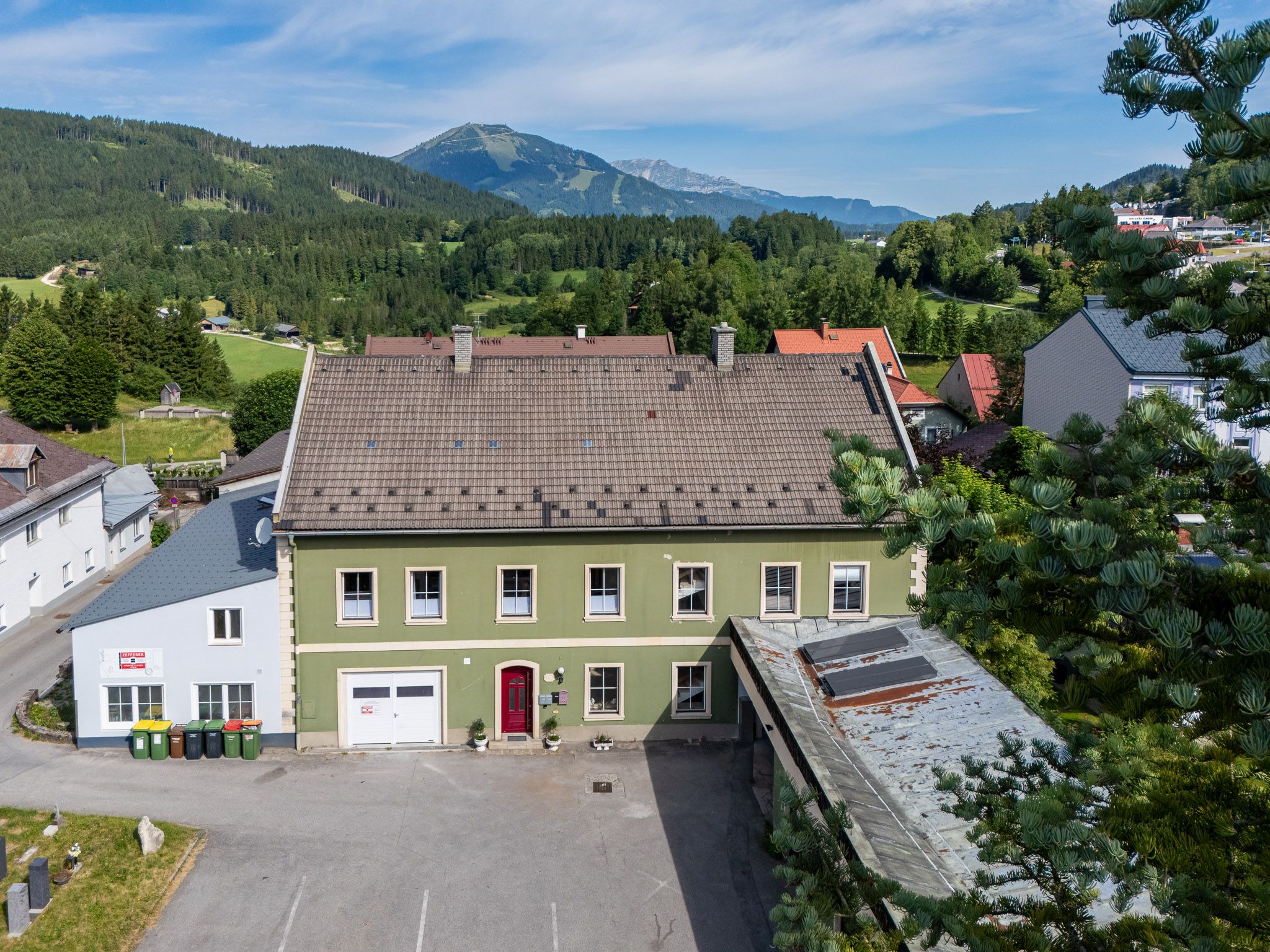 Steinmetz apartman - házra néző kilátás 