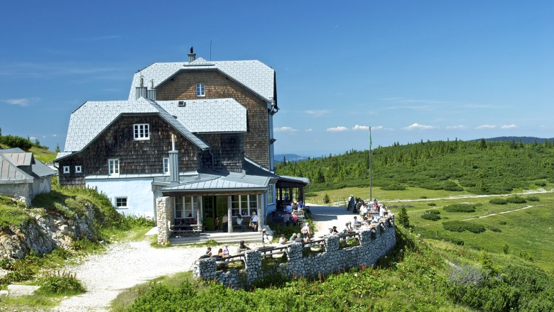 Ottohaus auf der Rax, © Wiener Alpen, Foto: Janos Kalmar