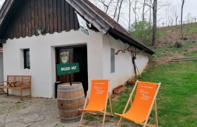 Cellar exterior view, &copy; Martha Holzschuh