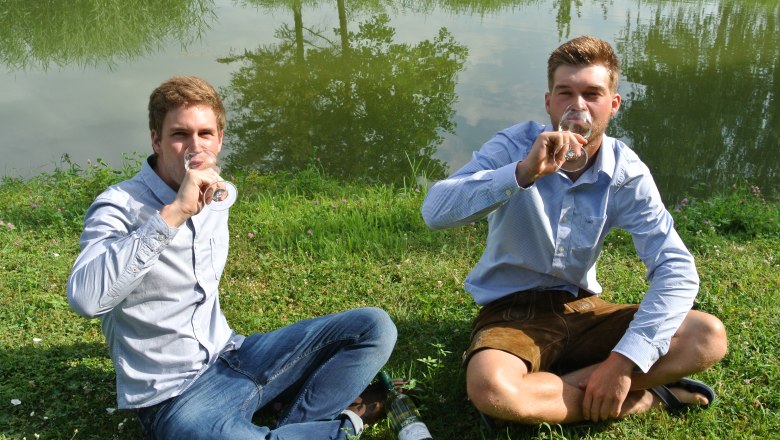 Hannes and Thomas Keiblinger, &copy; Winzerhof Keiblinger