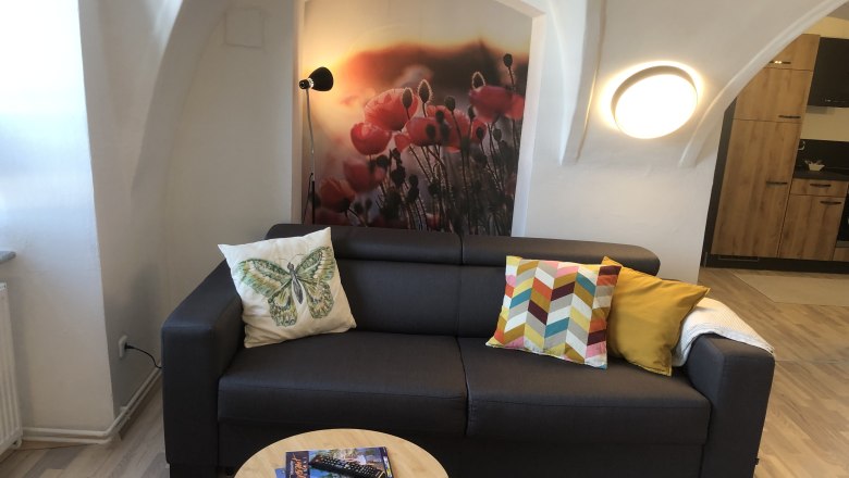 Sitting area, © Appartement AltstadtLiebe, Fotograf Birgit Waschka