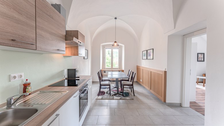 Kitchen, © Ferienwohnung im Kloster