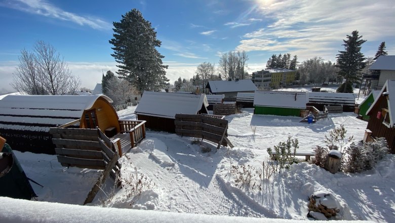 Glamping Park in winter, &copy; Glamping-Park M&ouml;nichkirchen OG