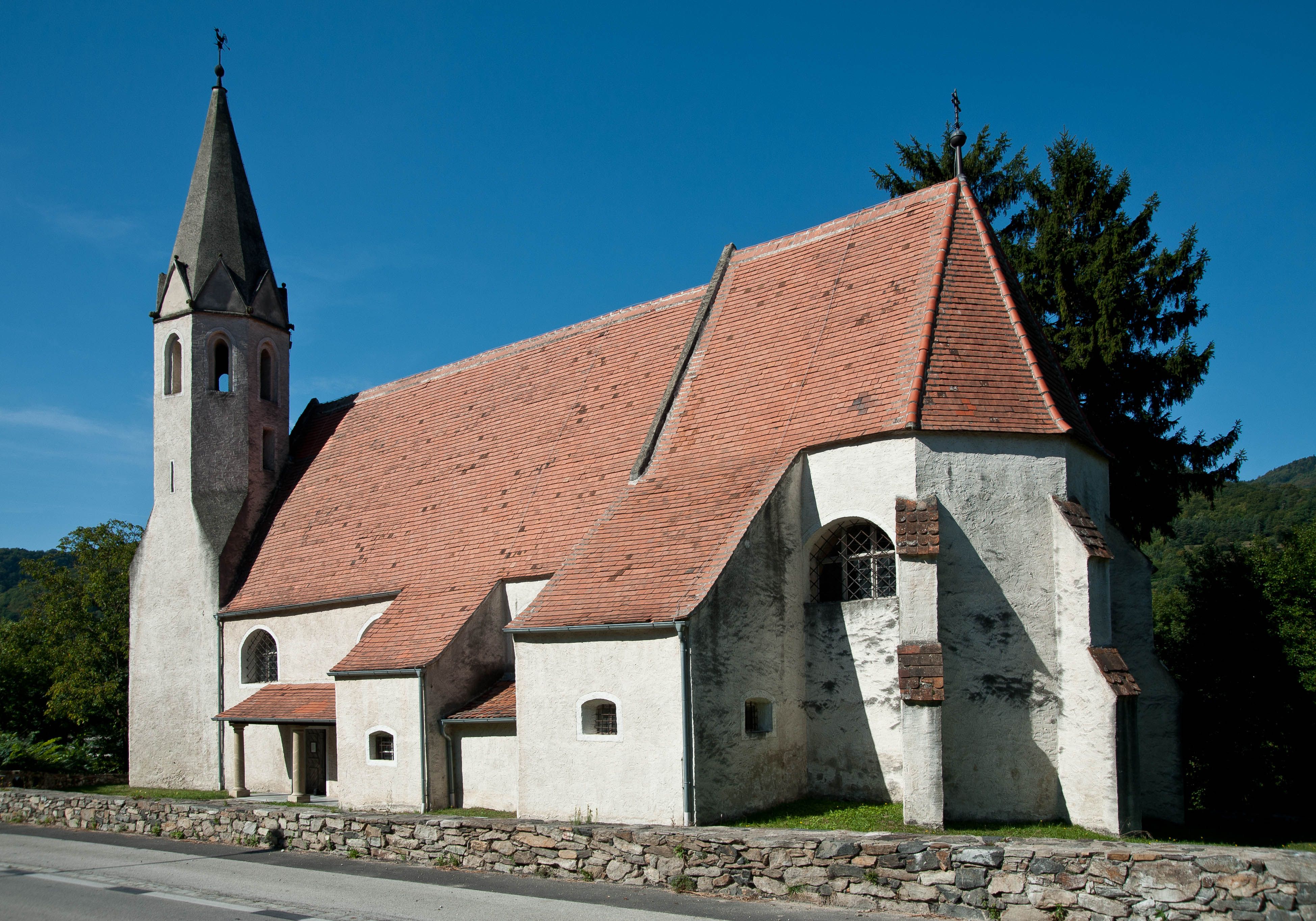 Filial templom St, Johann im Mauerthale Külső nézet