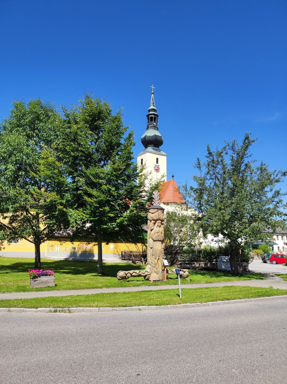 Großschönau fa művészettel
